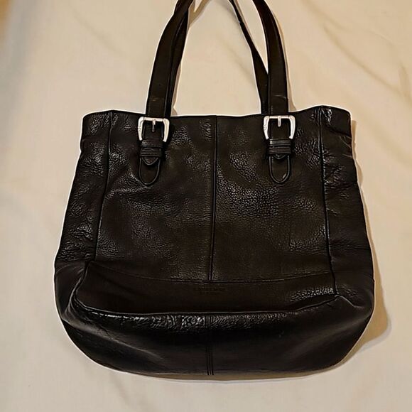 Ralph Lauren black leather tote - Picture 1 of 10